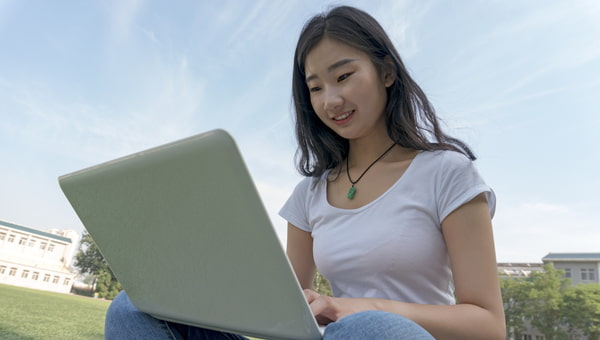 Student studying since doing better on Cafs Creating Connections program